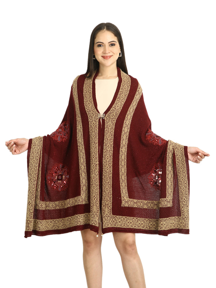 Embellished Gliteratti Stole - Acrylic - 487