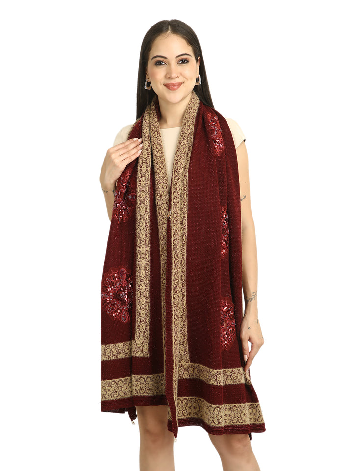 Embellished Gliteratti Stole - Acrylic - 487
