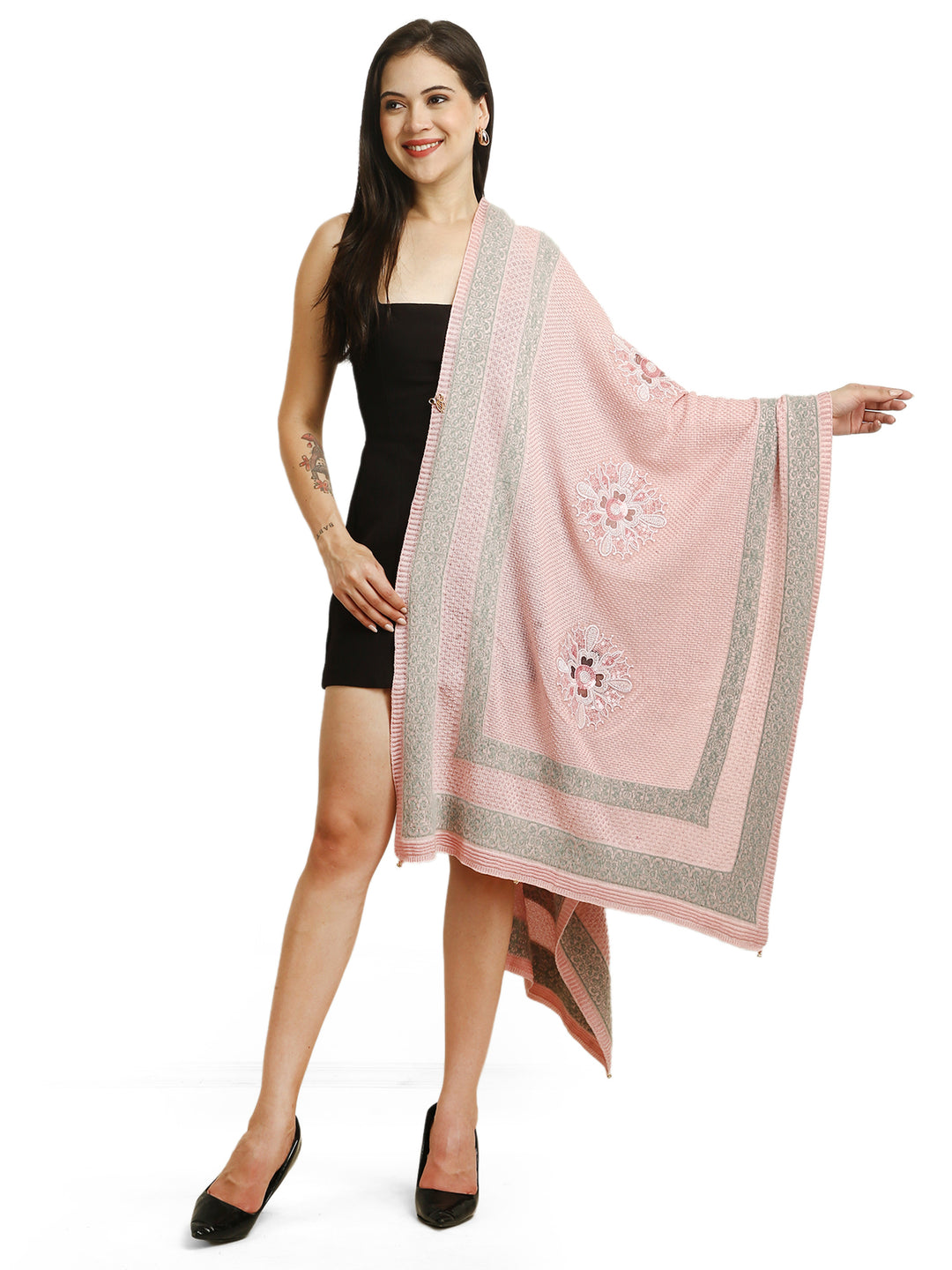 Embellished Gliteratti Stole - Acrylic - 488
