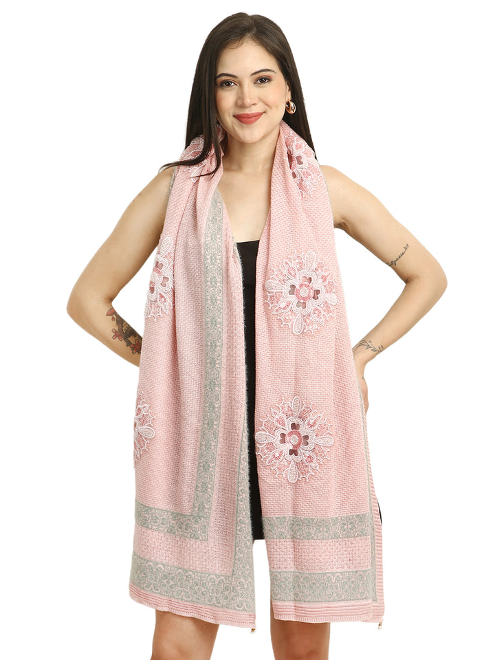 Embellished Gliteratti Stole - Acrylic - 488