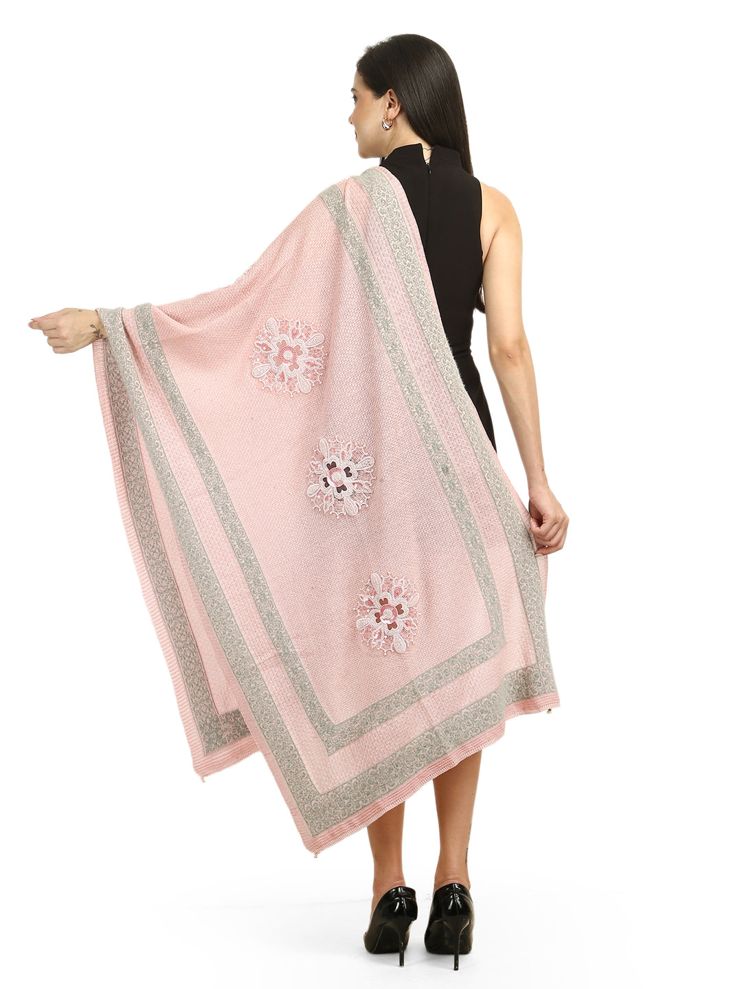 Embellished Gliteratti Stole - Acrylic - 488