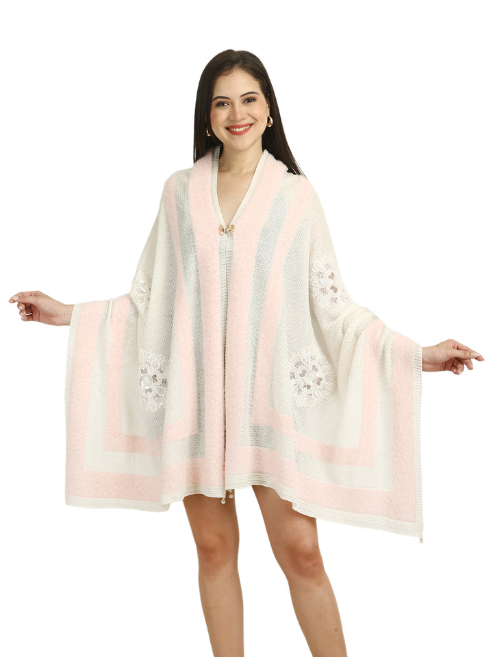 Embellished Gliteratti Stole - Acrylic - 489
