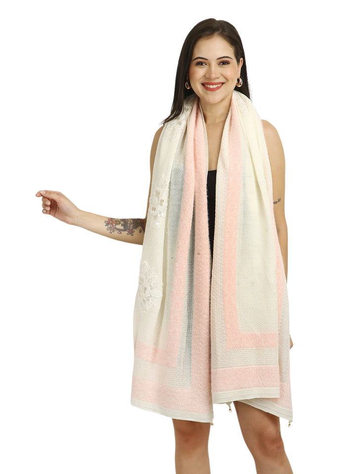 Embellished Gliteratti Stole - Acrylic - 489
