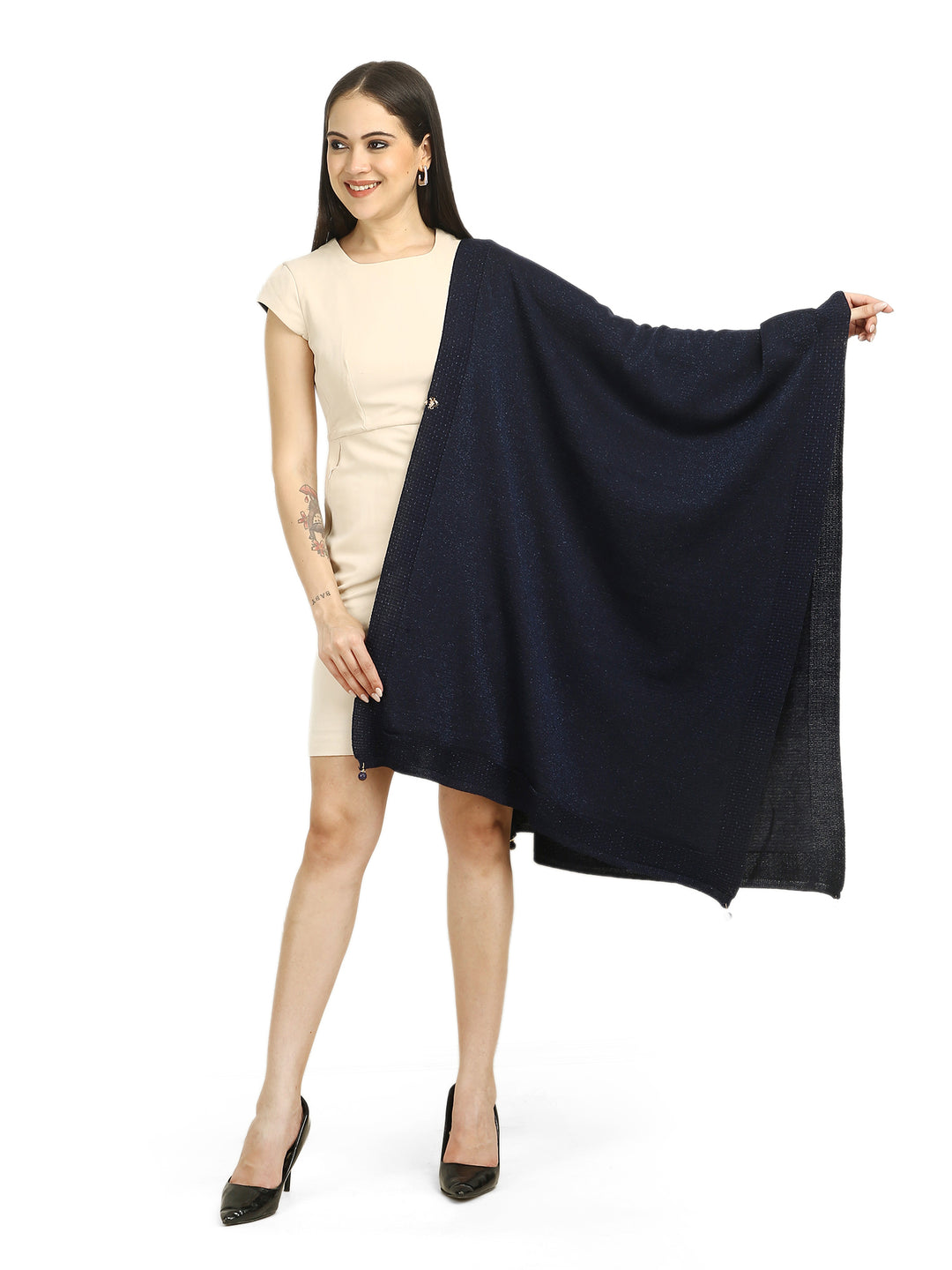 Plain Gliteraatti Stole - Acrylic - 494