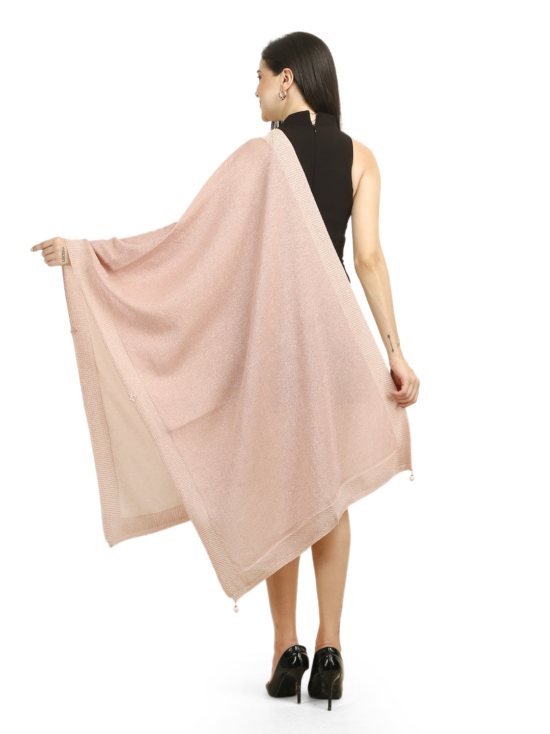 Plain Gliteraatti Stole - Acrylic - 496
