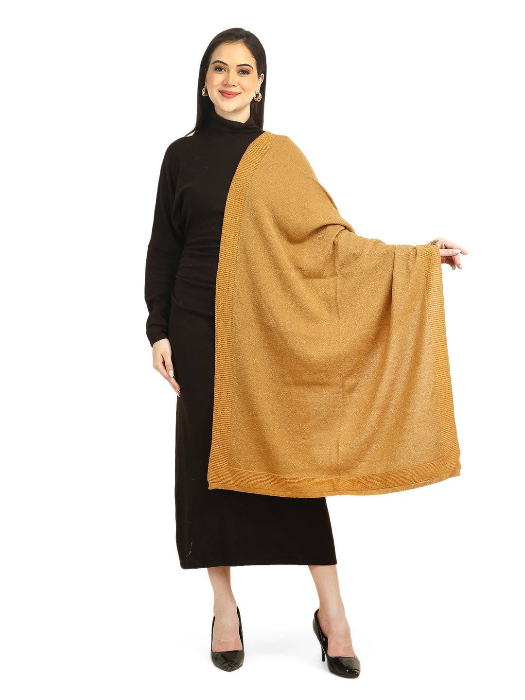 Plain Gliteraatti Stole - Acrylic - 497