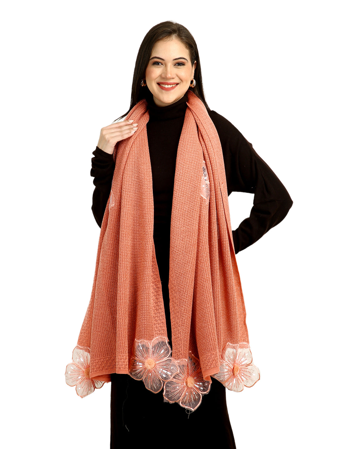 Frangipani Gliteraatti Stole - Acrylic - 501