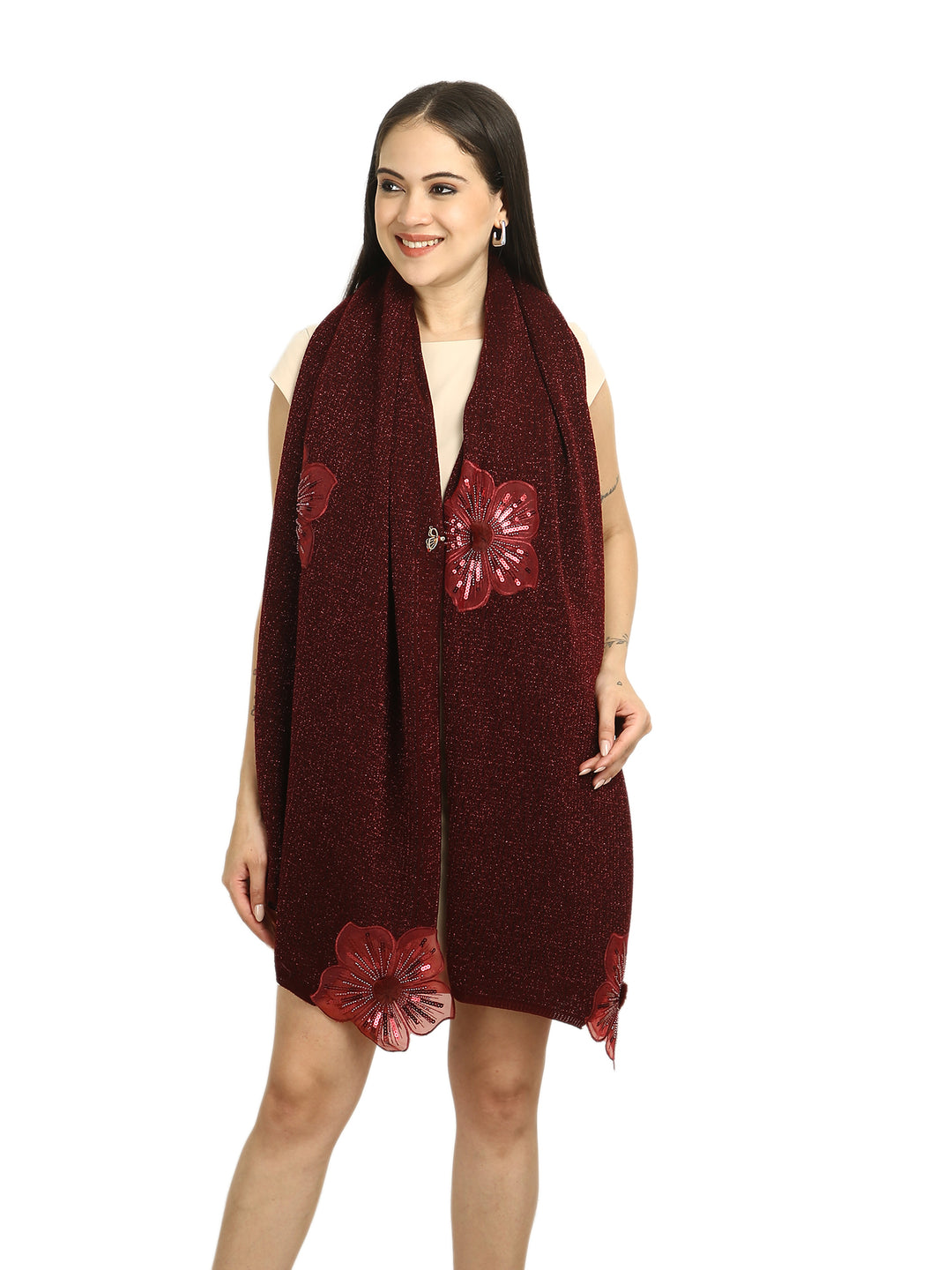 Frangipani Gliteraatti Stole - Acrylic- 503