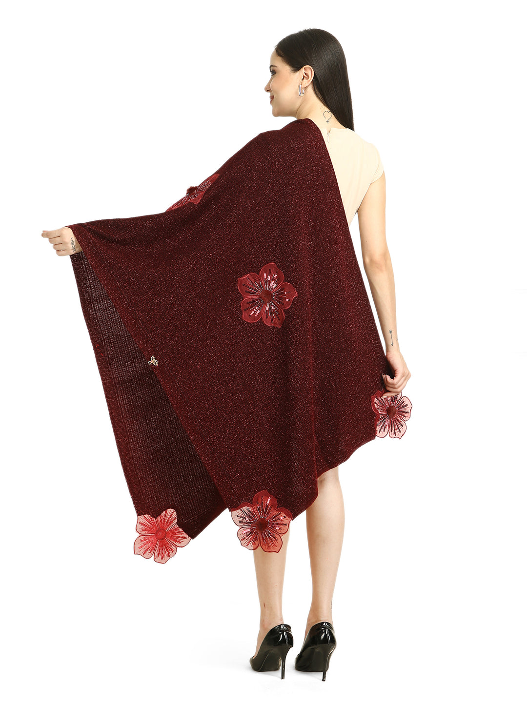 Frangipani Gliteraatti Stole - Acrylic- 503