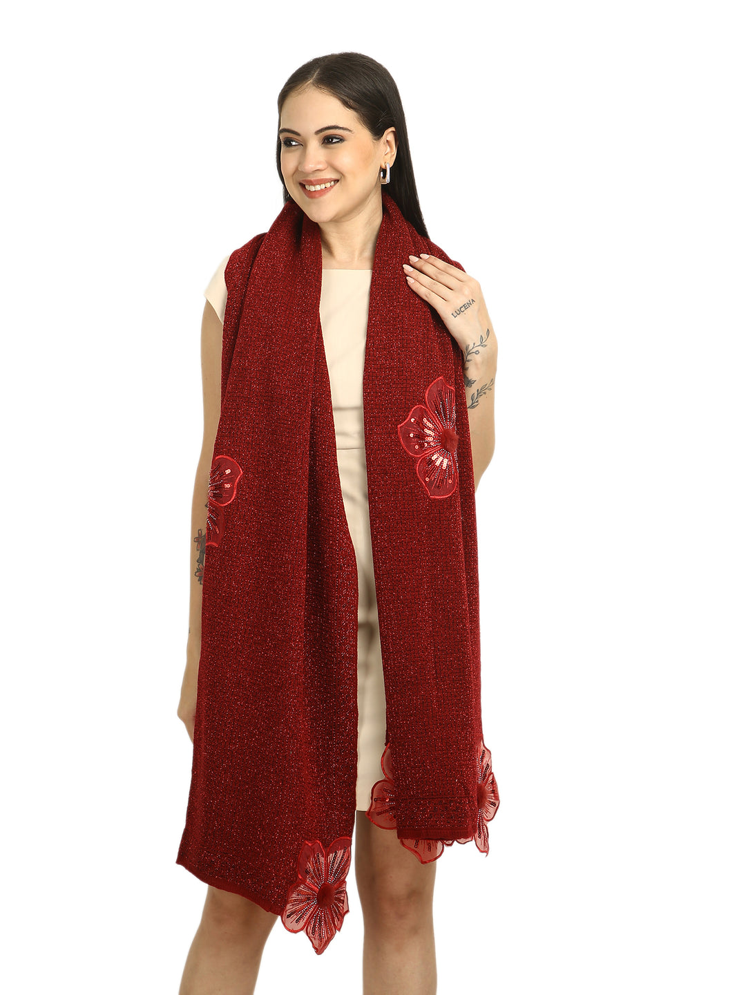 Frangipani Gliteraatti Stole - Acrylic- 504