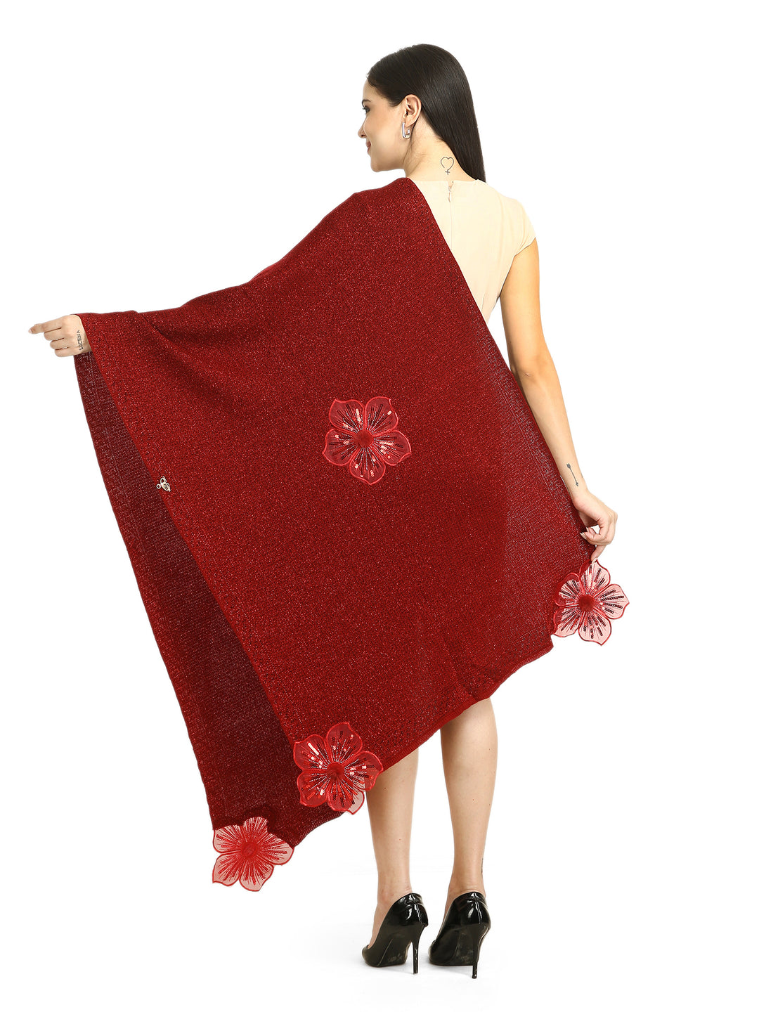 Frangipani Gliteraatti Stole - Acrylic- 504