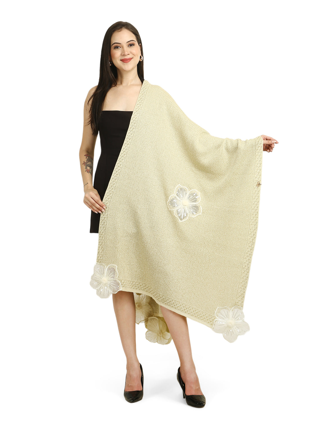 Frangipani Gliteraatti Stole - Acrylic - 505