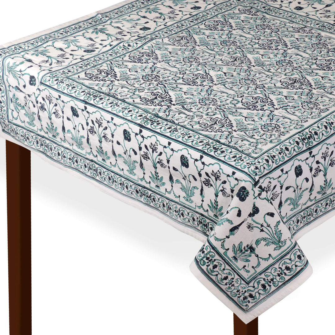 Jaipuri Square Cotton Table Cover - 7869