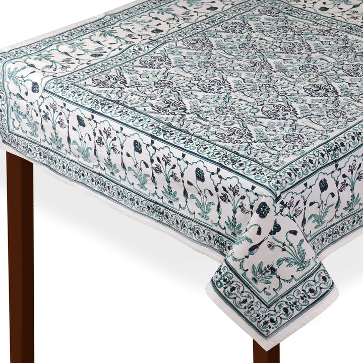 Jaipuri Square Cotton Table Cover - 7869