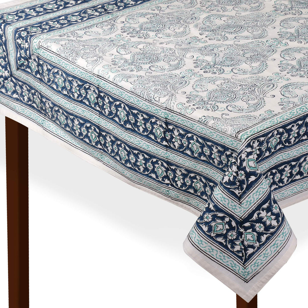 Jaipuri Square Cotton Table Cover - 7874