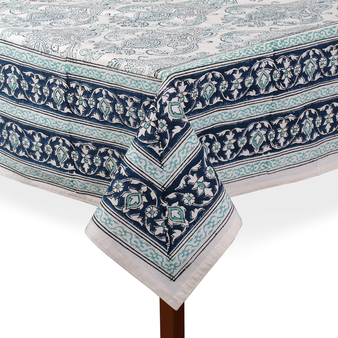 Jaipuri Square Cotton Table Cover - 7874