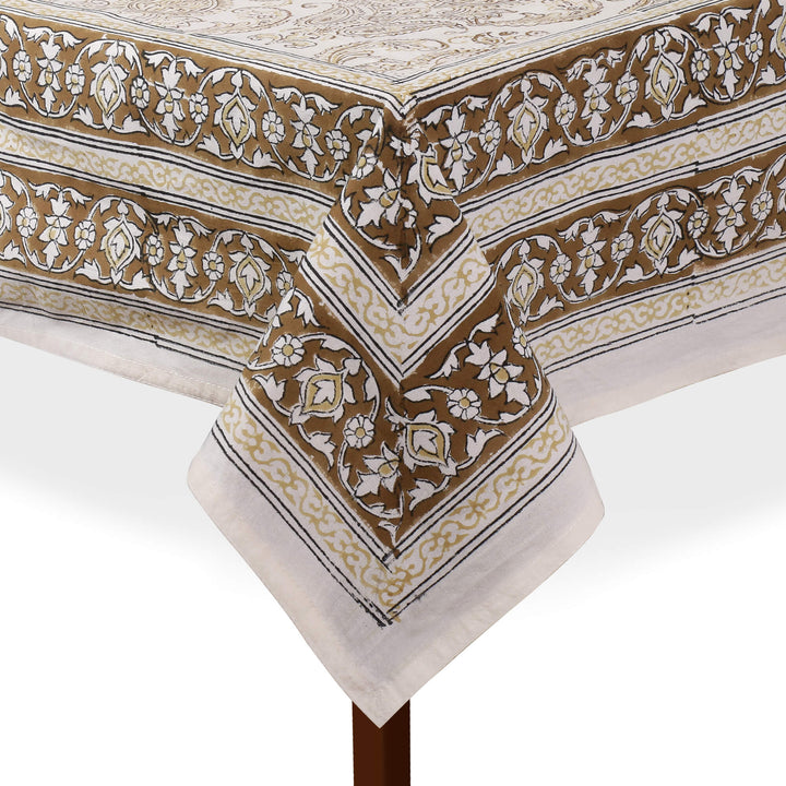 Jaipuri Square Cotton Table Cover - 7876