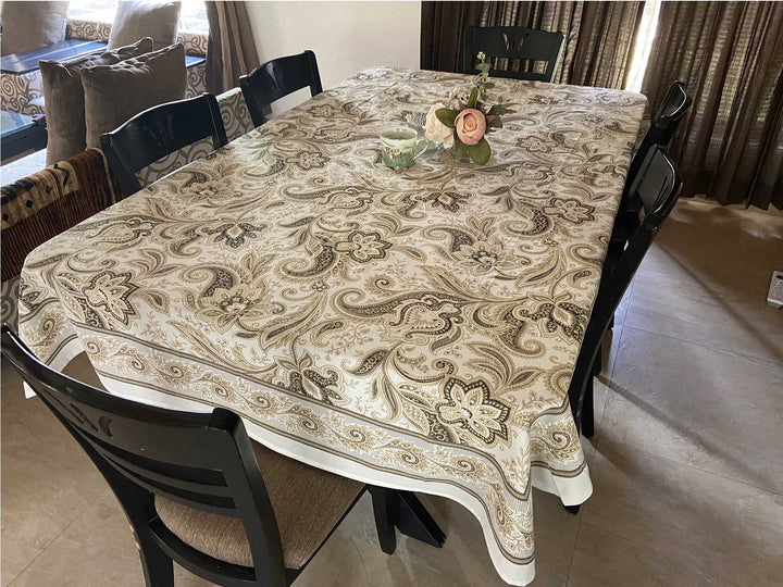 Jaipuri 6 Seater Cotton Table Cover  - 7906