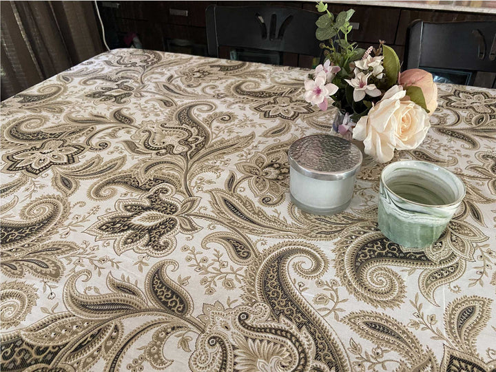 Jaipuri 6 Seater Cotton Table Cover  - 7906