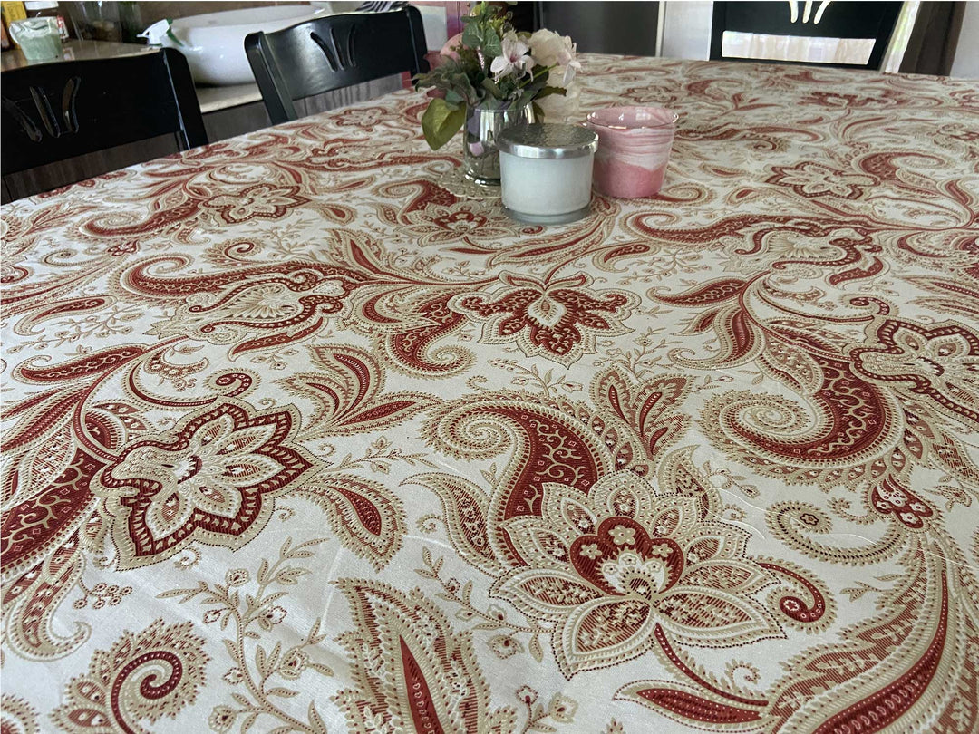 Jaipuri 6 Seater Cotton Table Cover  - 7908