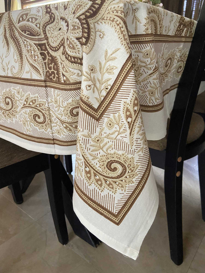 Jaipuri 6 Seater Cotton Table Cover(60 X 90 Inches) - 7909