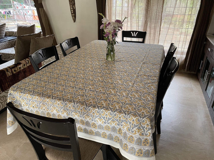 Jaipuri 4 Seater Cotton Table Cover(40 x 60 Inches) - 102