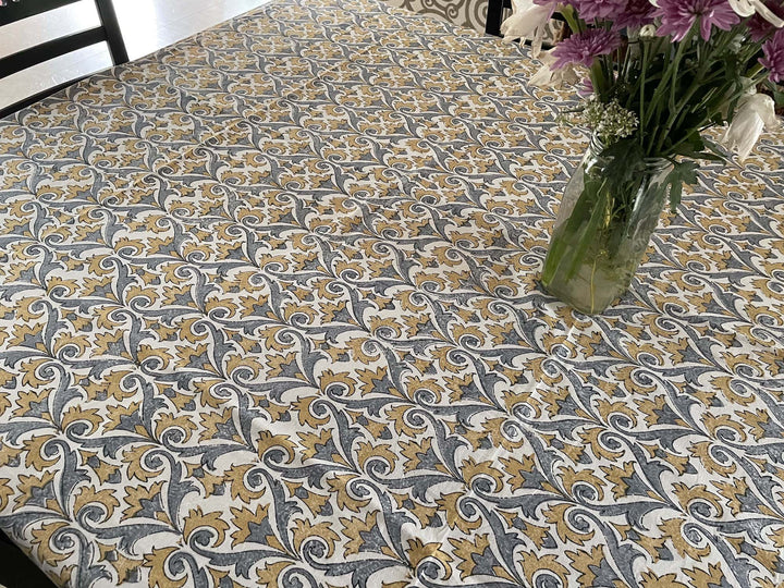Jaipuri 4 Seater Cotton Table Cover(40 x 60 Inches) - 102