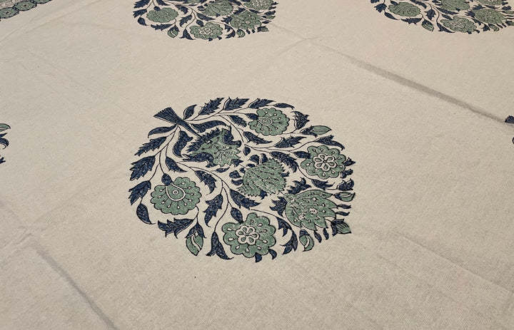 Jaipuri 6 Seater Cotton Table Cover - 8188