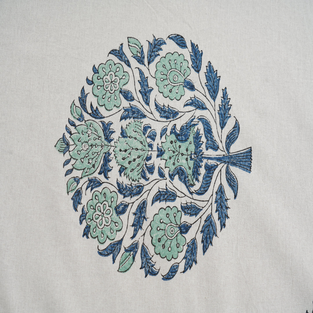 Jaipuri Square Cotton Table Cover - 8182(40 x 40 inches)