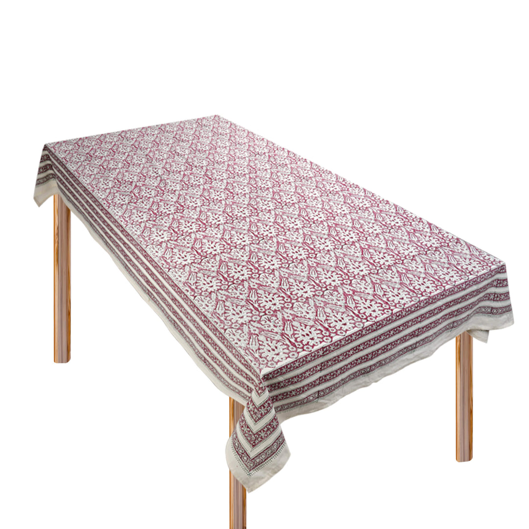 Jaipuri 4 Seater Cotton Table Cover(40 x 60 Inches) - 8199