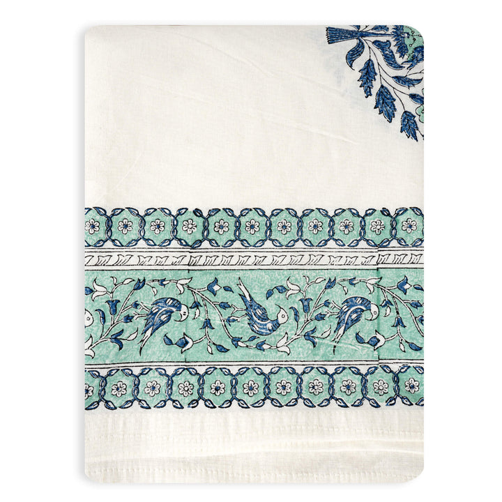 Jaipuri 4 Seater Cotton Table Cover(40 x 60 Inches) - 8206