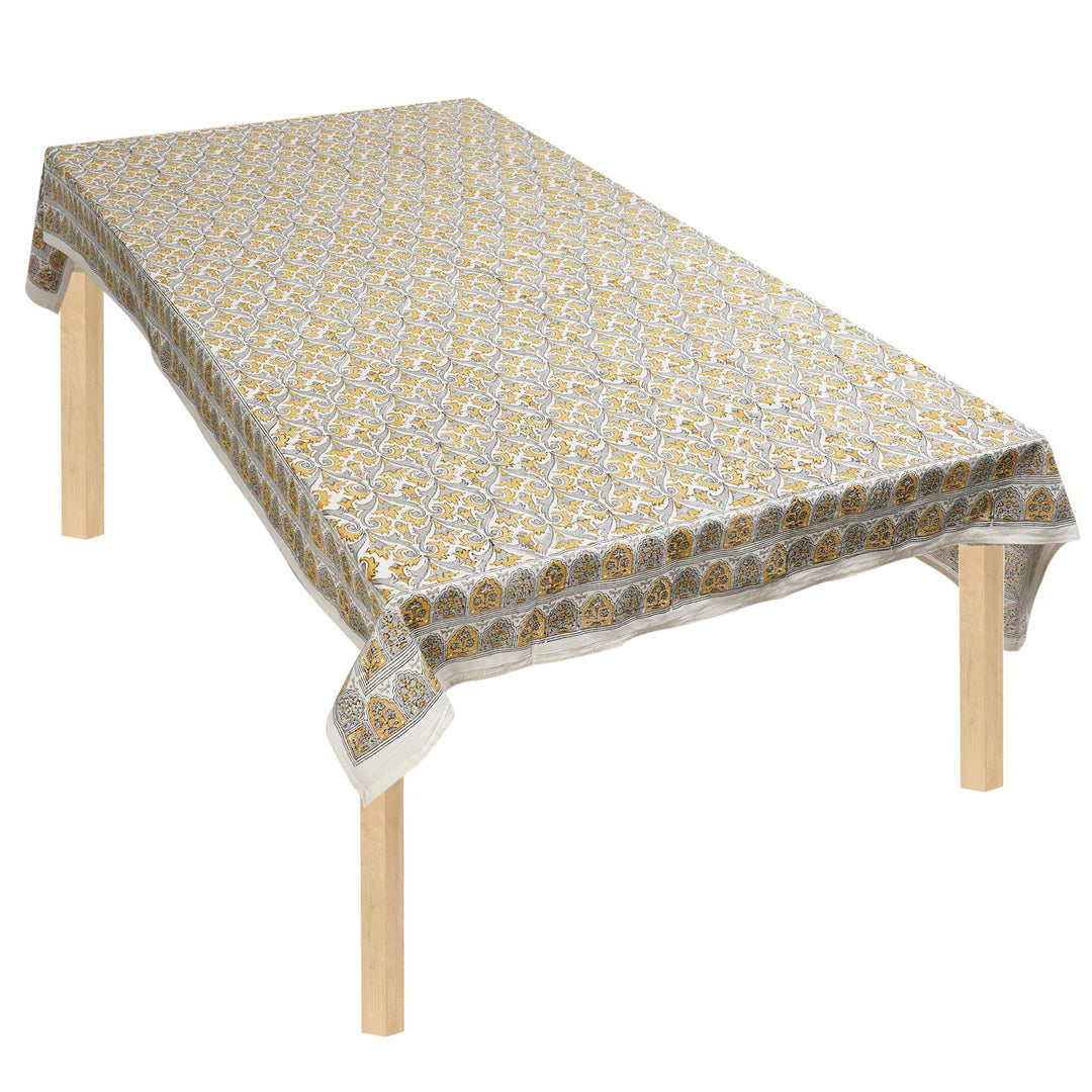 Jaipuri 4 Seater Cotton Table Cover(40 x 60 Inches) - 102