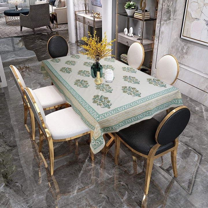 Jaipuri 4 Seater Cotton Table Cover(40 x 60 Inches) - 105