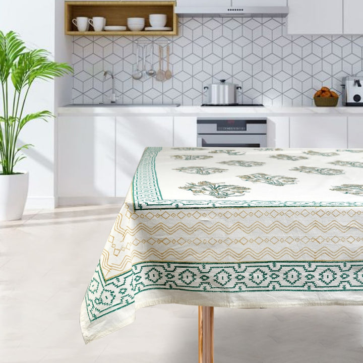 Jaipuri 4 Seater Cotton Table Cover(40 x 60 Inches) - 105