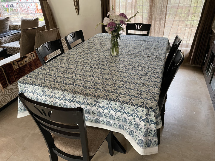 Jaipuri 4 Seater Cotton Table Cover (40 x 60 Inches)- 106