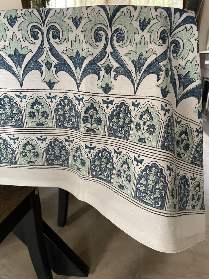 Jaipuri 4 Seater Cotton Table Cover (40 x 60 Inches)- 106