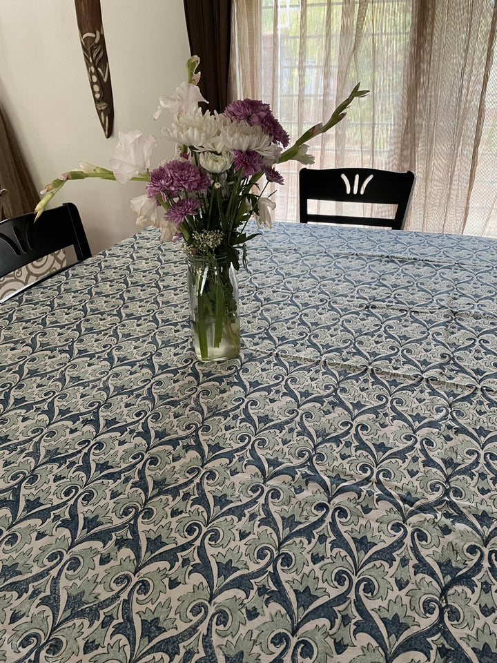 Jaipuri 4 Seater Cotton Table Cover (40 x 60 Inches)- 106