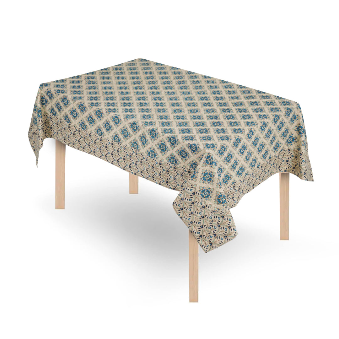 Jaipuri 4 Seater Cotton Table Cover (40 x 60 Inches)- 116