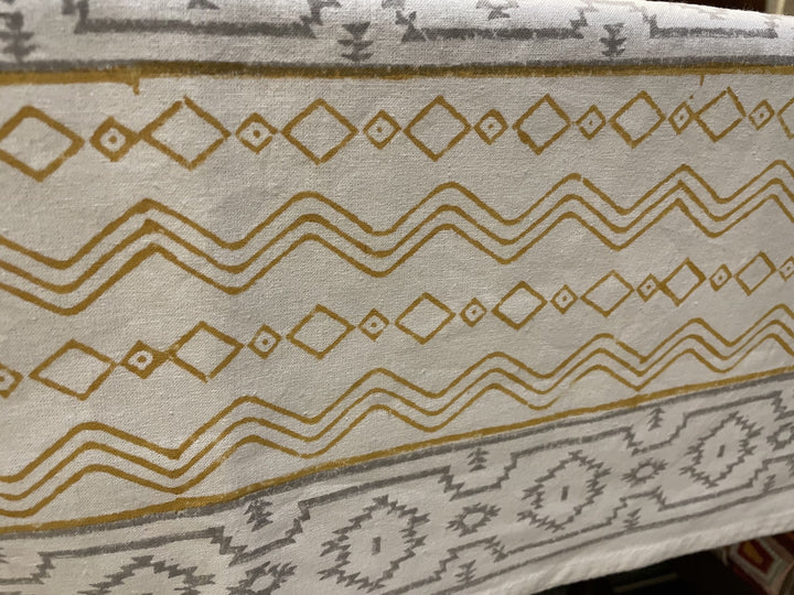 Jaipuri 6 Seater Cotton Table Cover - 101