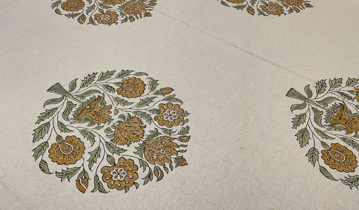 Jaipuri 6 Seater Cotton Table Cover - 102