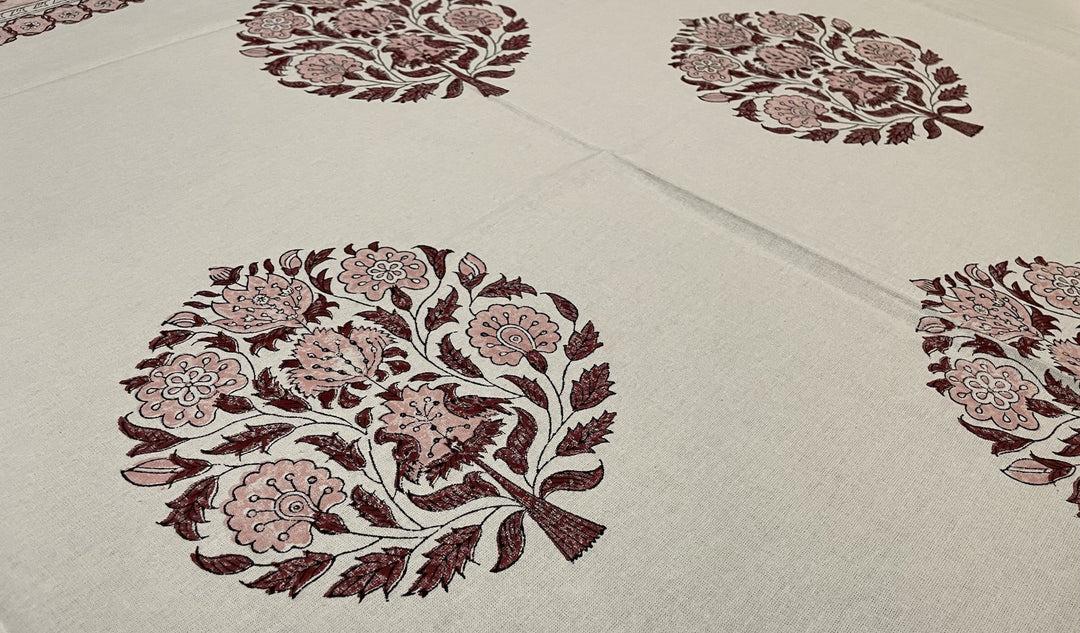 Jaipuri 6 Seater Cotton Table Cover(60 X 90 Inches) - 103