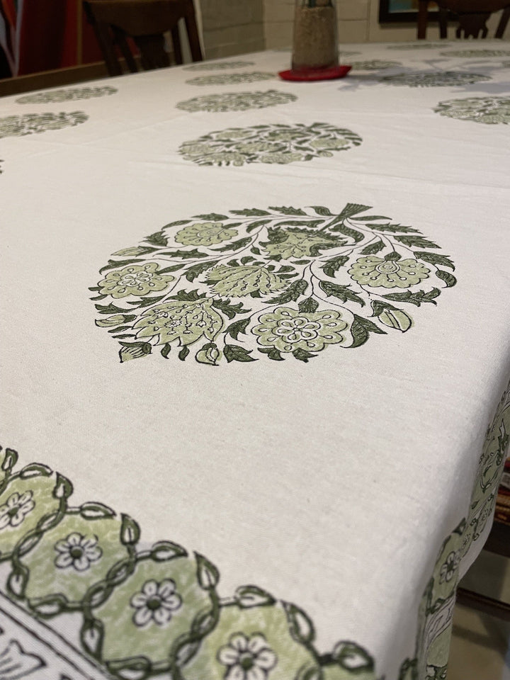 Jaipuri 4 Seater Cotton Table Cover(40 x 60 Inches) - 107