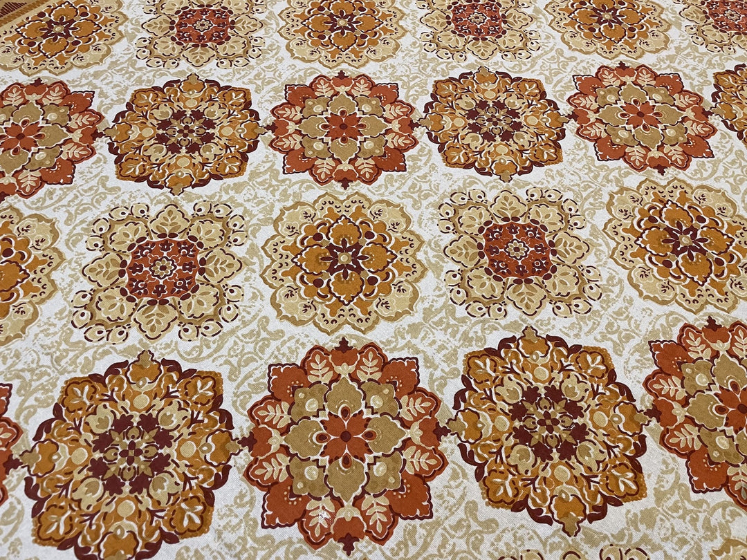 Jaipuri 6 Seater Cotton Table Cover - 117