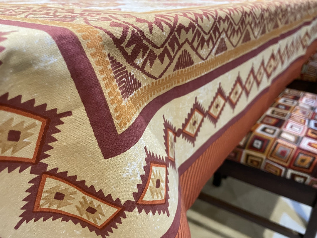 Jaipuri 6 Seater Cotton Table Cover - 117