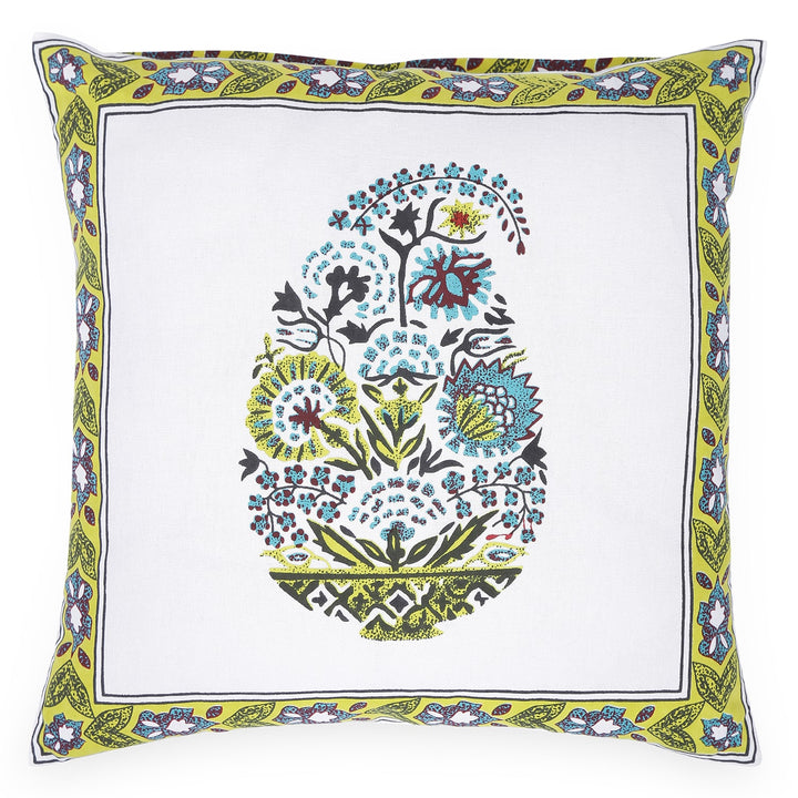 100% Cotton Hand-Block Printed Cushion Cover- 103