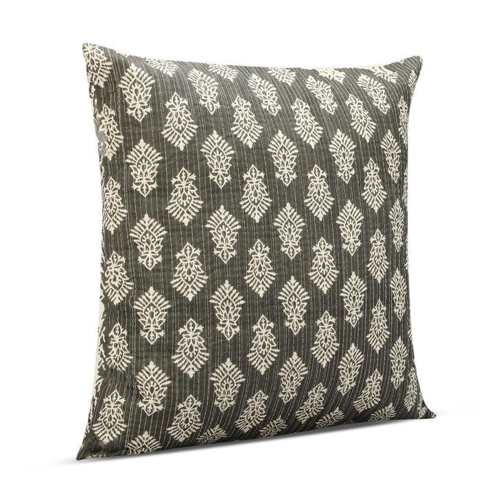 Quilted Ajrakh 100% Cotton Cushion Covers - 112 (16 x 16 inches)