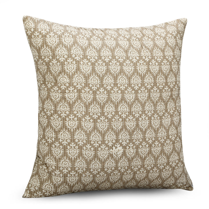 Quilted Ajrakh 100% Cotton Cushion Covers - 122 - (16 x 16 inches)