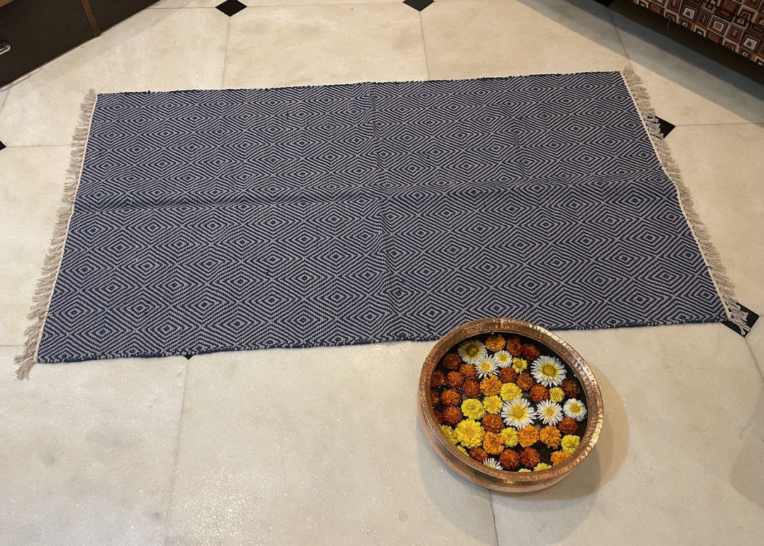 Meditation 100% Cotton Dhurrie - 3 x 5 Feet - 111