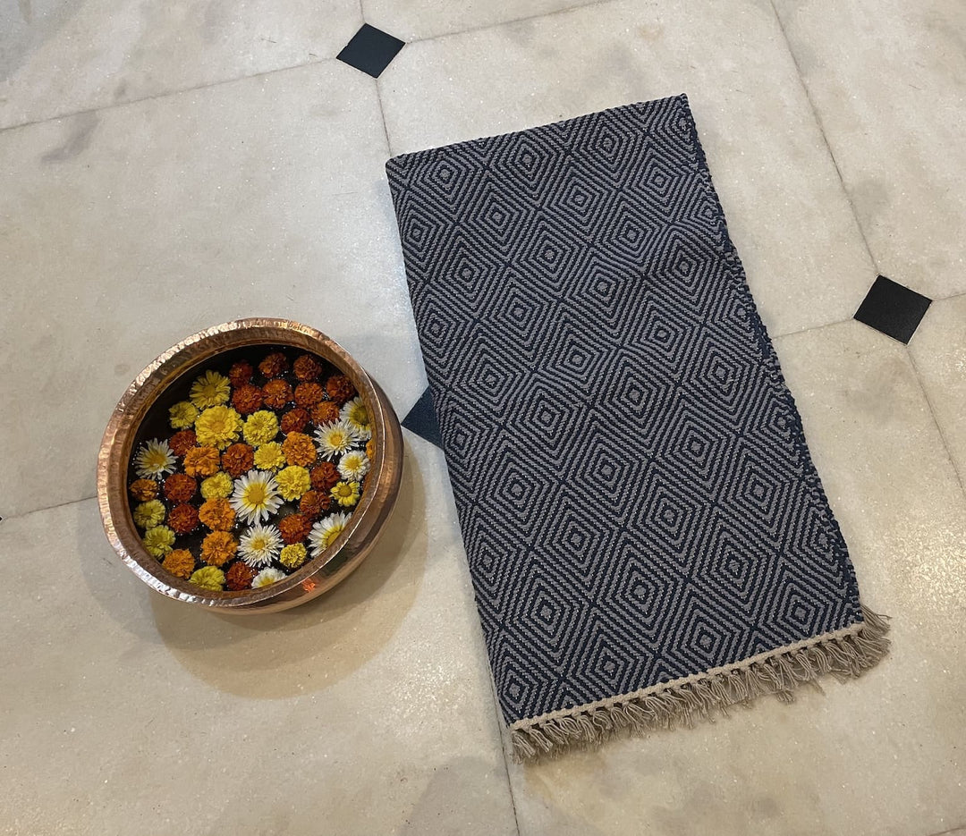 Meditation 100% Cotton Dhurrie - 3 x 5 Feet - 111
