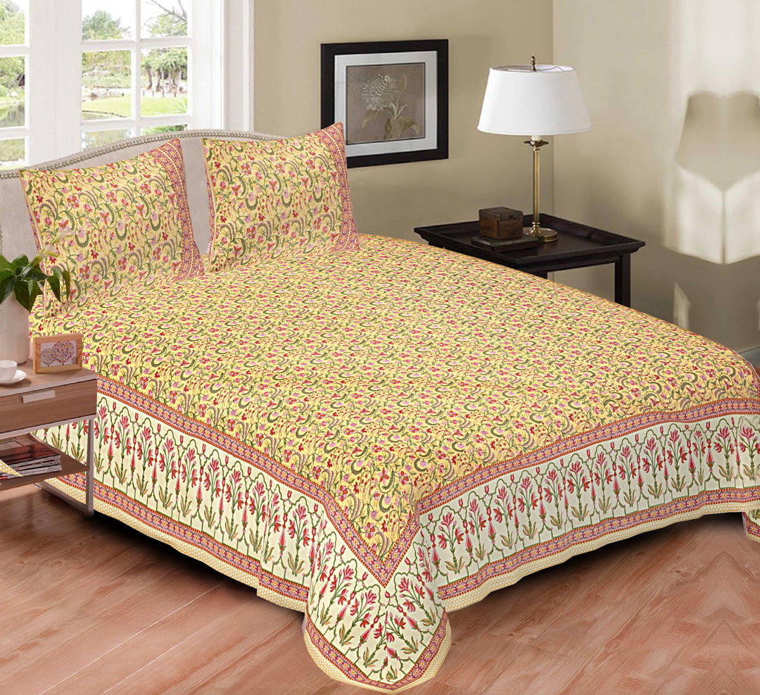Victorian Cotton Kingszie Bedsheet - 107